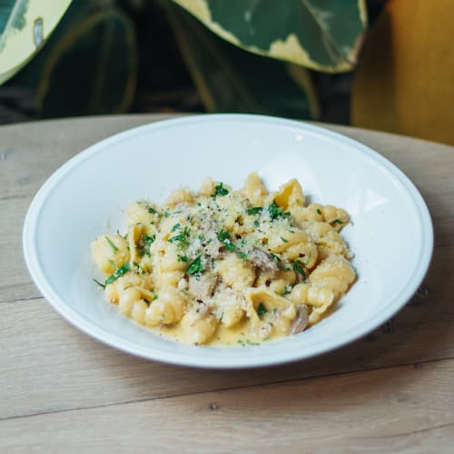 Ньокки с томленой уткой