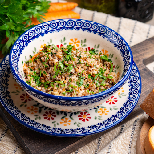 Гречка с капустой