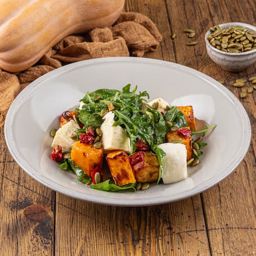 С тыквой и моцареллой